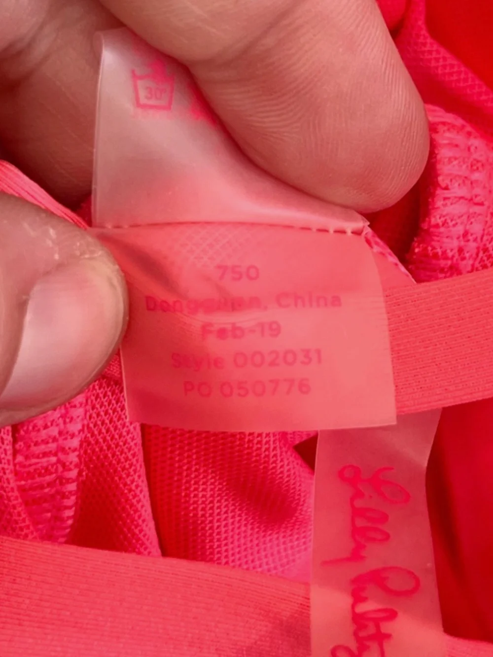 Lilly Pulitzer Carmen Strappy Ruffle One-Piece Swimsuit Coral Pink Size 12 - Picture 13 of 13